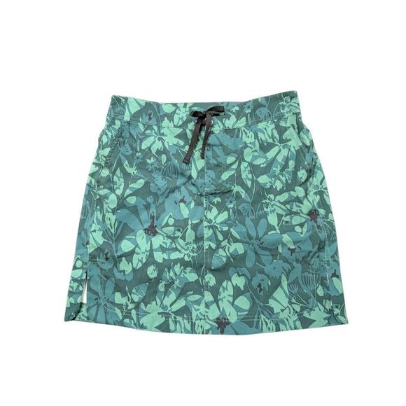 RipSkirt Hawaii Quick Wrap Travel Skirt Size Small Blue Floral Side Pockets - Picture 1 of 6